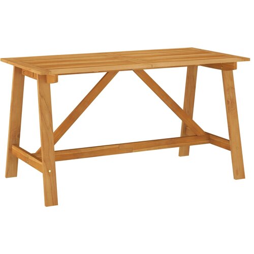 vidaXL Vrtna jedilna miza 140x70x73,5 cm trden akacijev les Cene