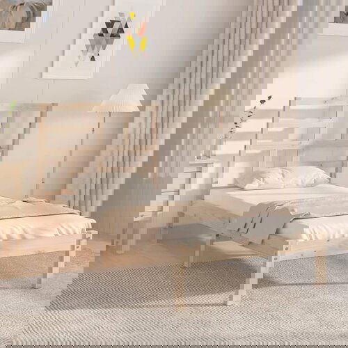Furnova Posteljni okvir iz trdnega lesa 90x200 cm, (21940032) Slike