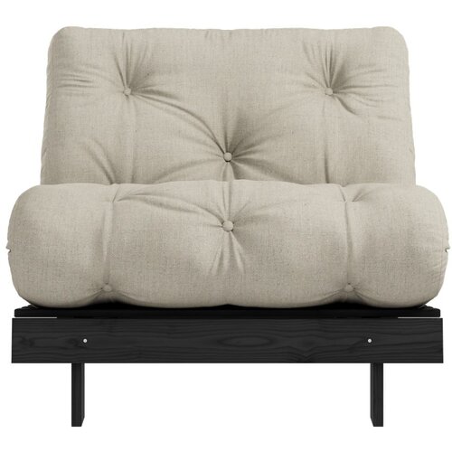 Karup Design Sivo-bež lanen fotelj Roots Black Night – Cene