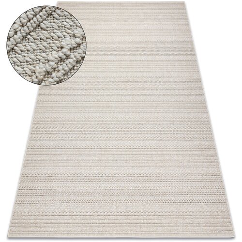 RugsX Preproge Preproga JERSEY 19233 krem - Linije, strukturna, 140x190 cm Bež Cene