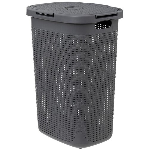 XXXL FIVE KOŠARA ZA RUBLJE S POKLOPCEM, 60L PP TAMNOSIVA Cene