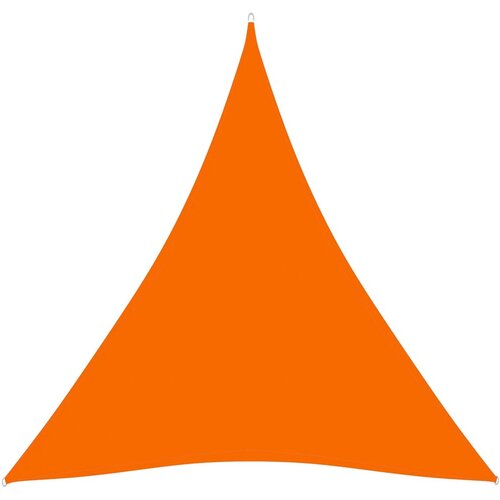 vidaXL Senčno jadro oksford blago trikotno 3x3x3 m oranžno Cene