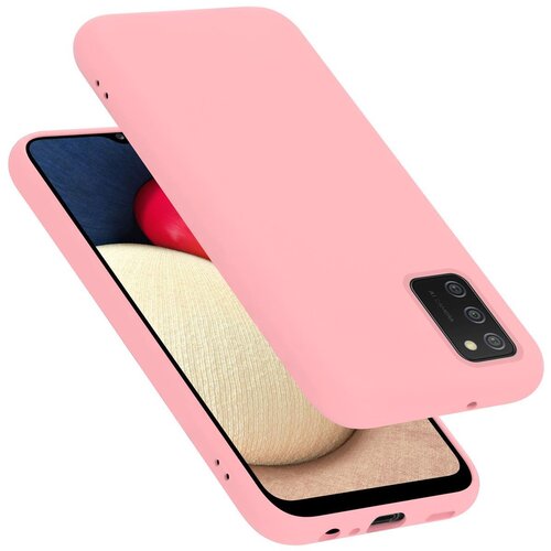 Cadorabo Ohi&amp;scaron;je združljiv s Samsungom v tekoči roza barvi - za&amp;scaron;čitni pokrov iz fleksibilnega silikona TPU, (20592726) Slike