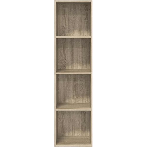  Zidni TV ormarić boja hrasta 37x37x142,5 cm konstruirano drvo Slike