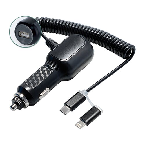 MaxTrack Polnilec za avto WI 12 USB-C/8-pin, (20444262) Cene