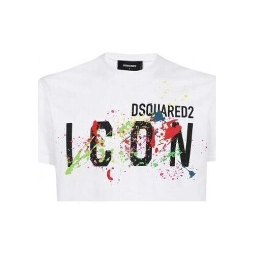 Dsquared T-Shirt Icon Homme blanc Crna Cijene