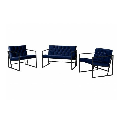 Atelier Del Sofa sofa i dve fotelje oslo dark blue Slike