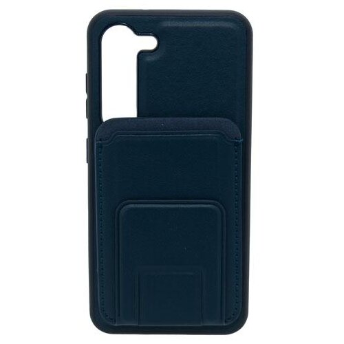  Maska za telefon LEATHER MAGSAFE WALLET za Samsung S23, Teget Cene
