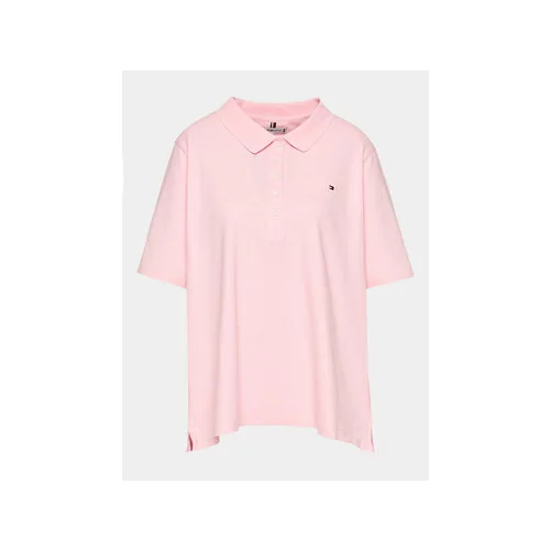 Tommy Hilfiger Curve Polo majica WW0WW39597 Roza Regular Fit