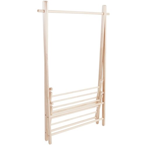 Jotex Stalak za odjeću od masivnog bora u svijetloj prirodnoj boji 100x150x41 cm Cole &amp;ndash; Slike