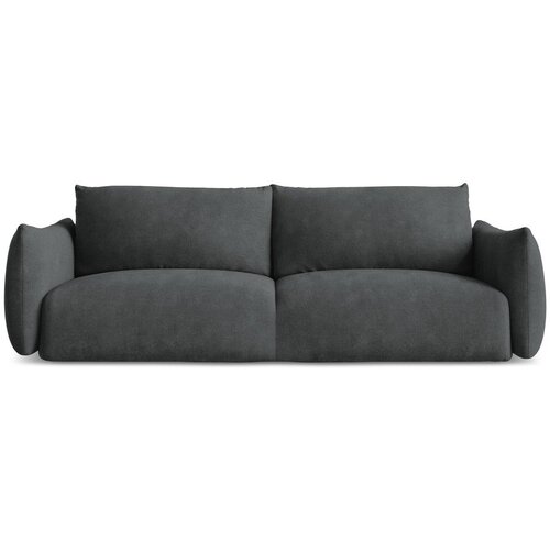 Makamii Tamno siva sklopiva sofa od šenila 230 cm Leila – Cijene
