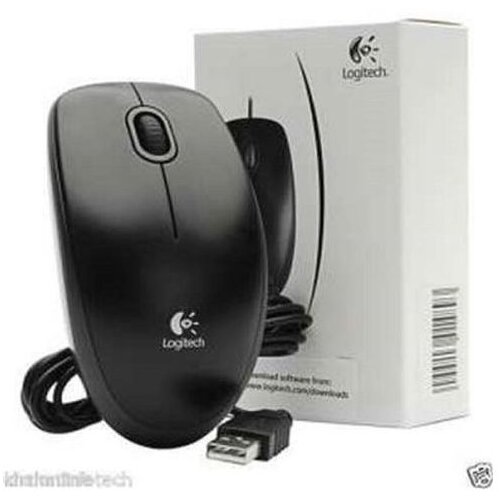  Mi&scaron; žični Logitech B100 optical USB, bijeli Cijene