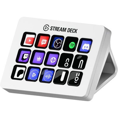 Elgato Stream Deck MK.2 kontroler za vsebine bele barve Cene