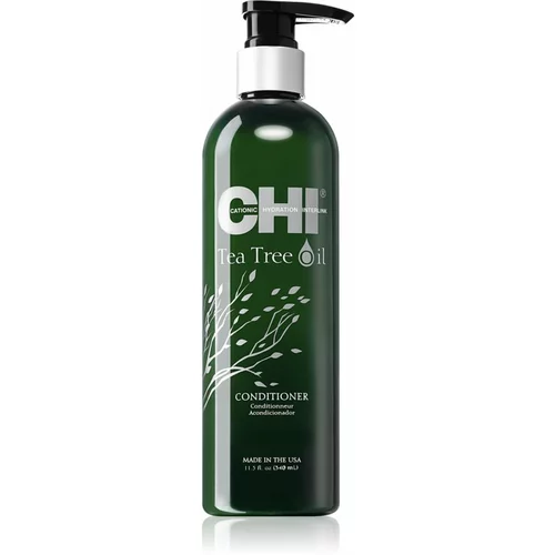 CHI Tea Tree Oil Conditioner osvežilni balzam za mastne lase in lasišče 340 ml