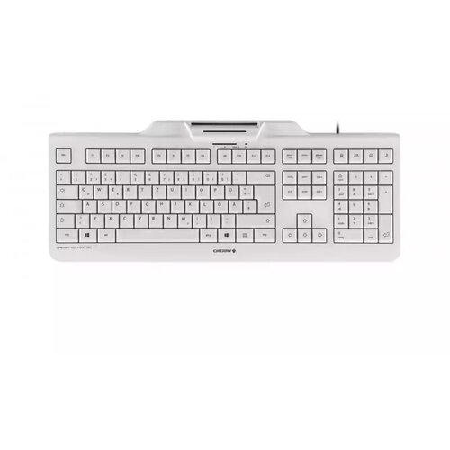 Cherry KC-1000SC tastatura sa čitačem smart kartica, USB, bela Cene