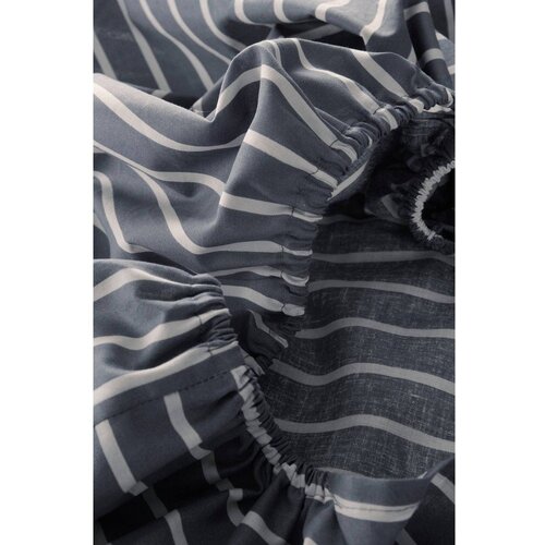 Jotex Bela/modra napenjalna rjuha iz organskega bombaža 90x200 cm Sima &amp;ndash; Slike