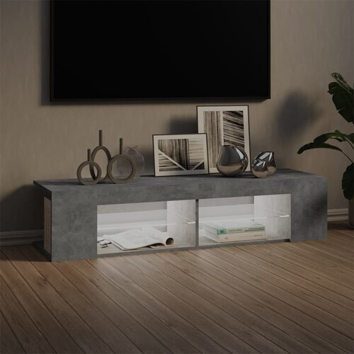  TV ormarić s LED svjetlima 135 x 39 x 30 cm Slike
