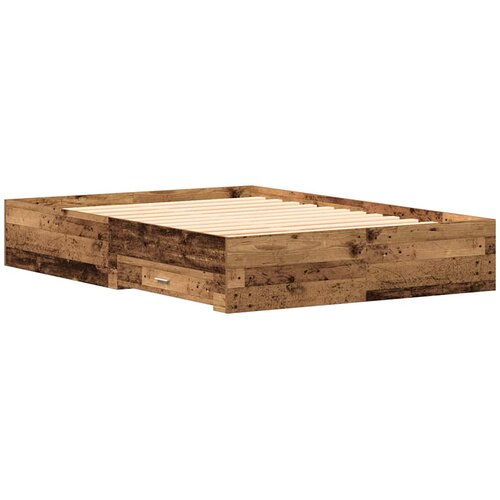  Krevetna konstrukcija Staro drvo 140 x 200 cm Konstruirano drvo Slike