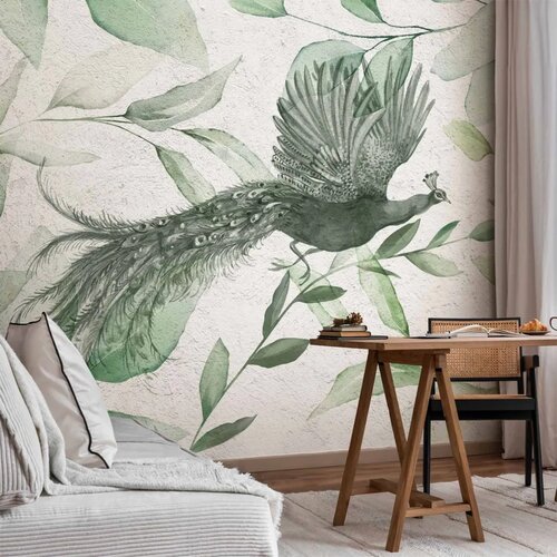  Foto tapeta - Flight of a Peacock - Third Variant 450x315 Standard Cene