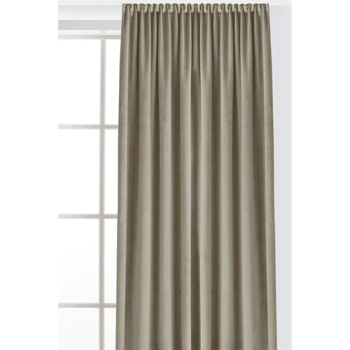 Filumi Bež žametna zavesa za delno zatemnitev 200x175 cm Velto &amp;ndash; Slike