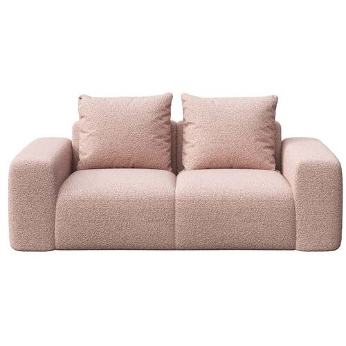 Rodier Rožnata sedežna garnitura iz tkanine boucl&amp;eacute; 212 cm Monce &amp;ndash; Slike