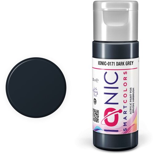 AMMO by MIG Jimenez AMMO Ionic Smart Colors Dark Grey 20ml | Akrilna Boja za Minijature IONIC-0171 Cene