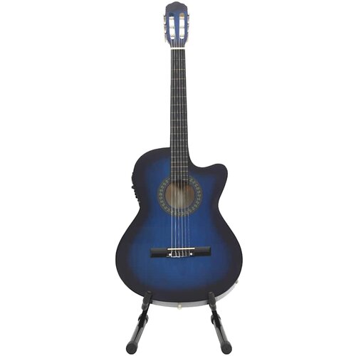  12-dijelni set gitare Western s ujednačivačem i 6 žica plavi Slike