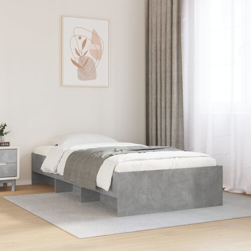 Furnova Posteljni okvir siva sonoma 90x200 cm inženirski les, (21942872) Slike
