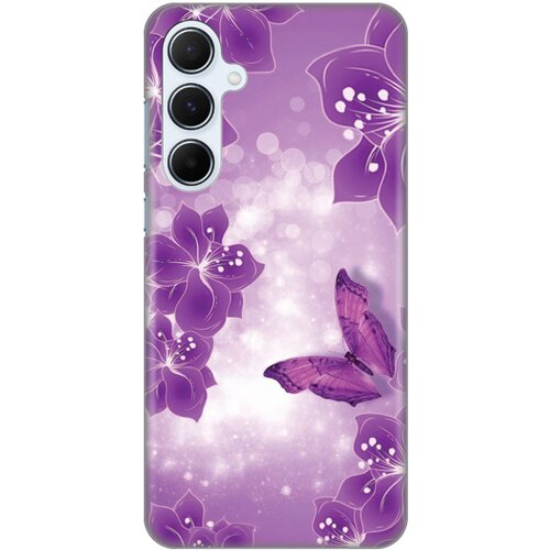  torbica silikonska print za samsung A556B galaxy A55 5G butterfly and flowers Cene