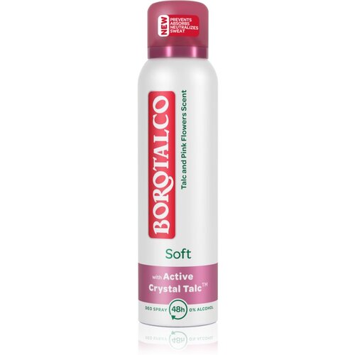 Borotalco Soft Talc & Pink Flower dezodorans u spreju bez alkohola 150 ml Cijene