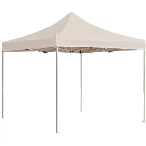  Profesionalni sklopivi šator za zabave aluminijski 2 x 2 m krem