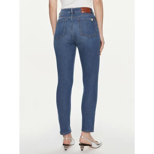 Weekend Max Mara Jeans hlače Eufrate 2415181051 Mornarsko modra Slim Fit