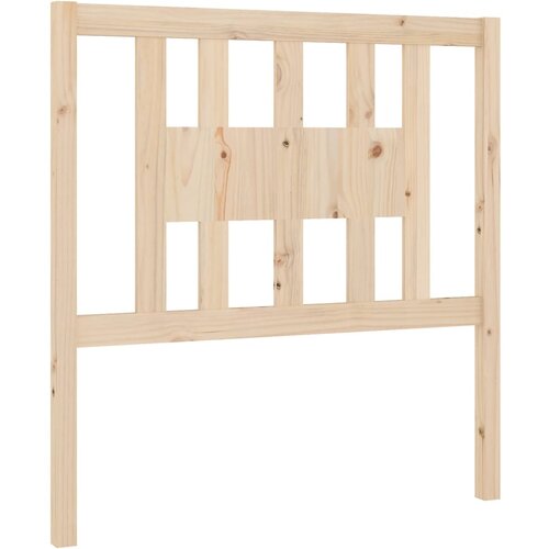 Maison Chic posteljno vzglavje - vzglavna omarica - nočna omarica 96x4x100 cm trdna borovina, (21704572) Slike