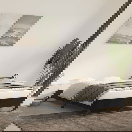 VidaXL Okvir za krevet crni 120 x 200 cm bar&amp;scaron;unasti Slike