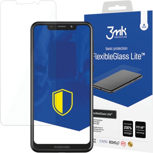 3mk MOTOROLA ONE - FLEXIBLEGLASS LITE, (22002156) Slike
