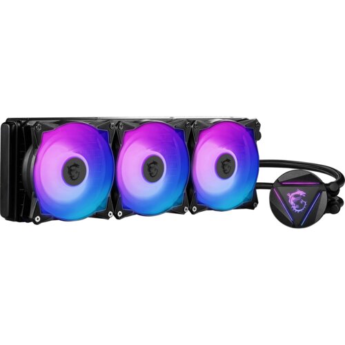 MSI MAG Coreliquid 360R V2 Matična plo&amp;scaron;ča, Procesor Set za vodno hlajenje 12 cm Črno Slike