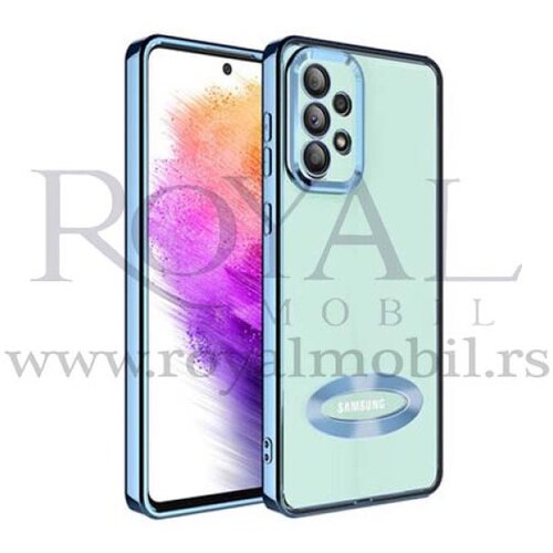  futrola sa niklovanim obodom No1 za xiaomi redmi 10 plava Slike