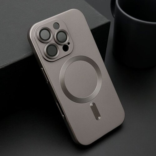 Maska ELEGANT MAGSAFE za iPhone 16 Pro/ titanijum Slike