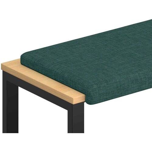  Jastučić za klupu Tkanina Tamnozelena Dubina 35 cm - Tamnozelena 60 x 38 x 6 5 cm Slike