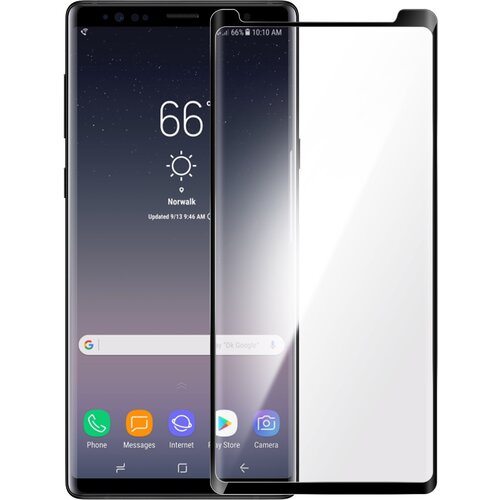AVIZAR Za&amp;scaron;cita zaslona z ukrivljenim robom iz kaljenega stekla Samsung Galaxy Note 9, popolna oprijemljivost - crna, (20628919) Slike