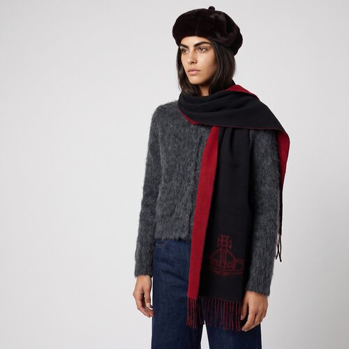 Vivienne Westwood 25X180 SCARF Crna Slike