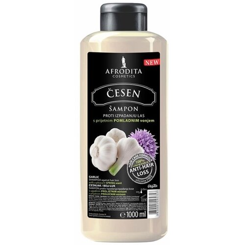 Afrodita Cosmetics šampon beli luk, 1l Cene