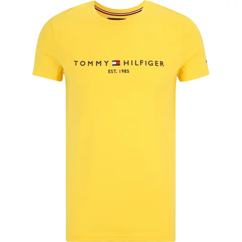 Tommy Hilfiger Majica nočno modra / rumena / rdeča
