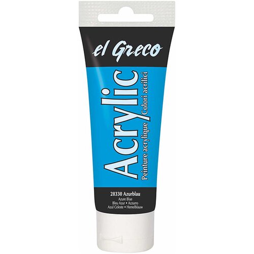  Akrilna boja el greco 75 ml azure blue Cene