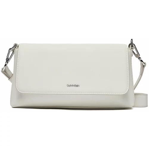 Calvin Klein Ročna torba Ck Must Shoulder Bag K60K611928 Bright White YAF