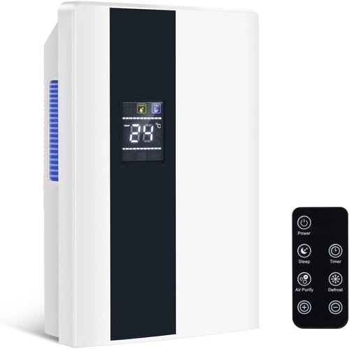 Nettlife Električni razvlažilnik zraka 2000 ml - Razvlažilnik zraka za spalnico v kleti, stanovanju (črn), (22145719) Cene