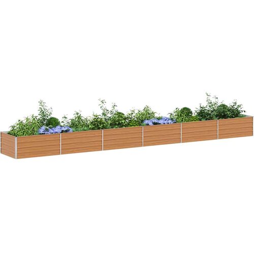  Povi&amp;scaron;ena gredica - Vrtna gredica Svijetlosmeđa 600 x 80 x 45 cm Slike