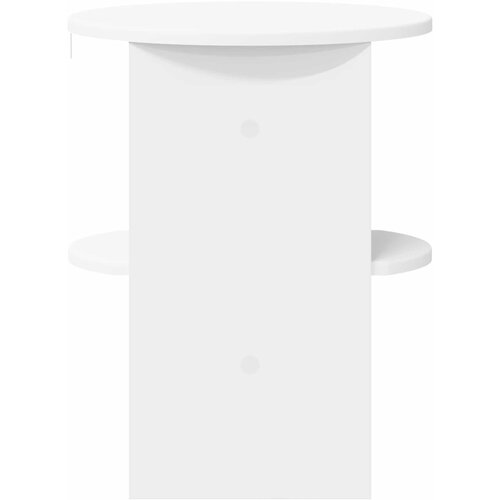  Pomoćni ormarić 2 pcs Bijeli &amp;Oslash;40 x 50 cm Konstrukcijsko drvo Slike