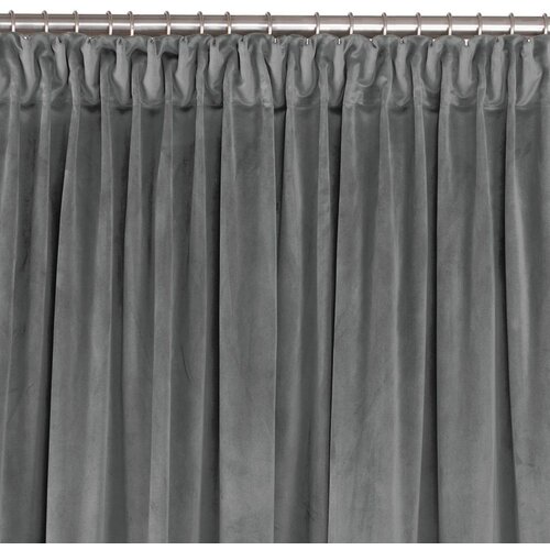  Curtain VILA color graphite style classic dragon tape transparent 5 cm velvet 400x175 HOMEDE Slike
