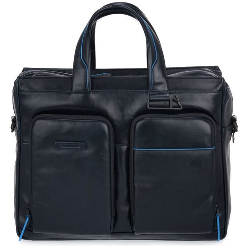 Piquadro Torba za dokumente BLU CARTELLA SOTTILE Modra Cene